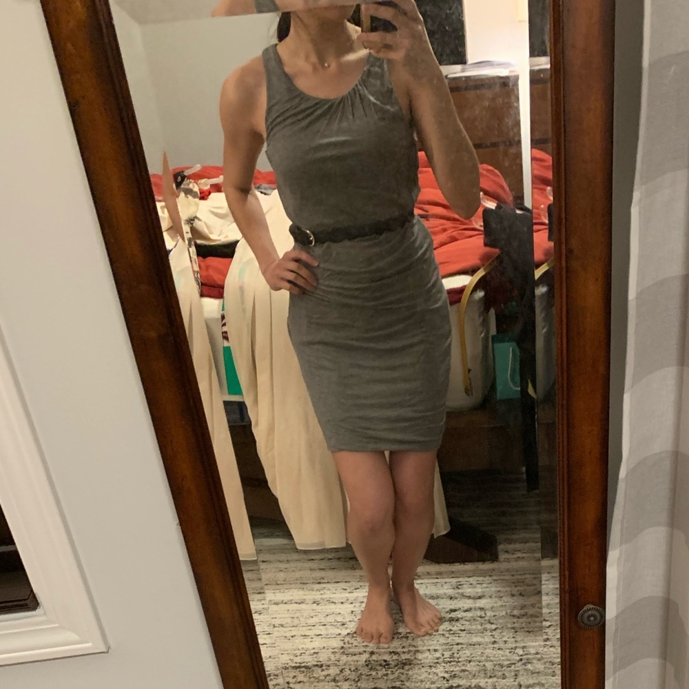 Banana Republic ruched fitted dress